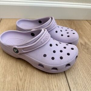 Crocs purple size 3